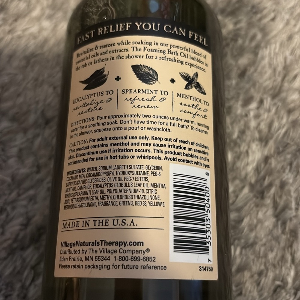 Aches & Pains Muscle Relief Body Wash - Green - Picture 4 of 4